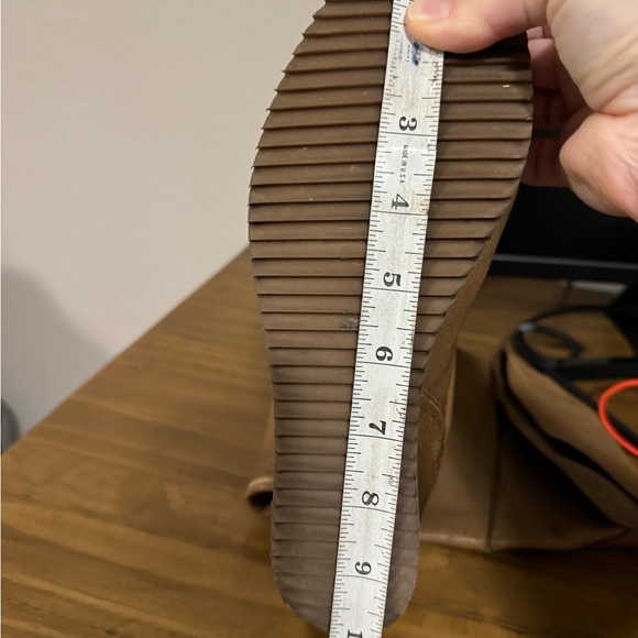 Peruvian Connection Tuscan Italian handmade tall boots 38 desert tan 7.5 - Picture 10 of 12